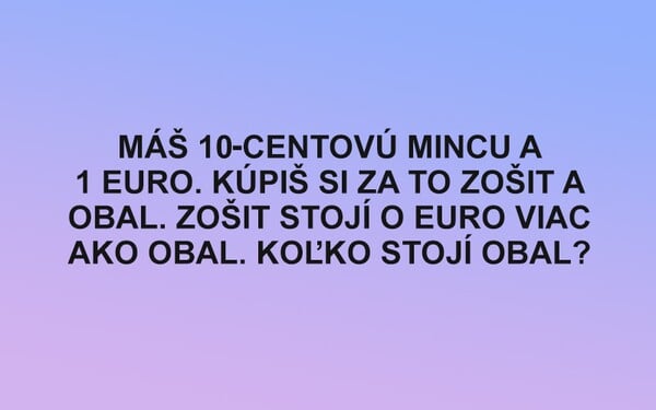 Aká je odpoveď na túto hádanku? 