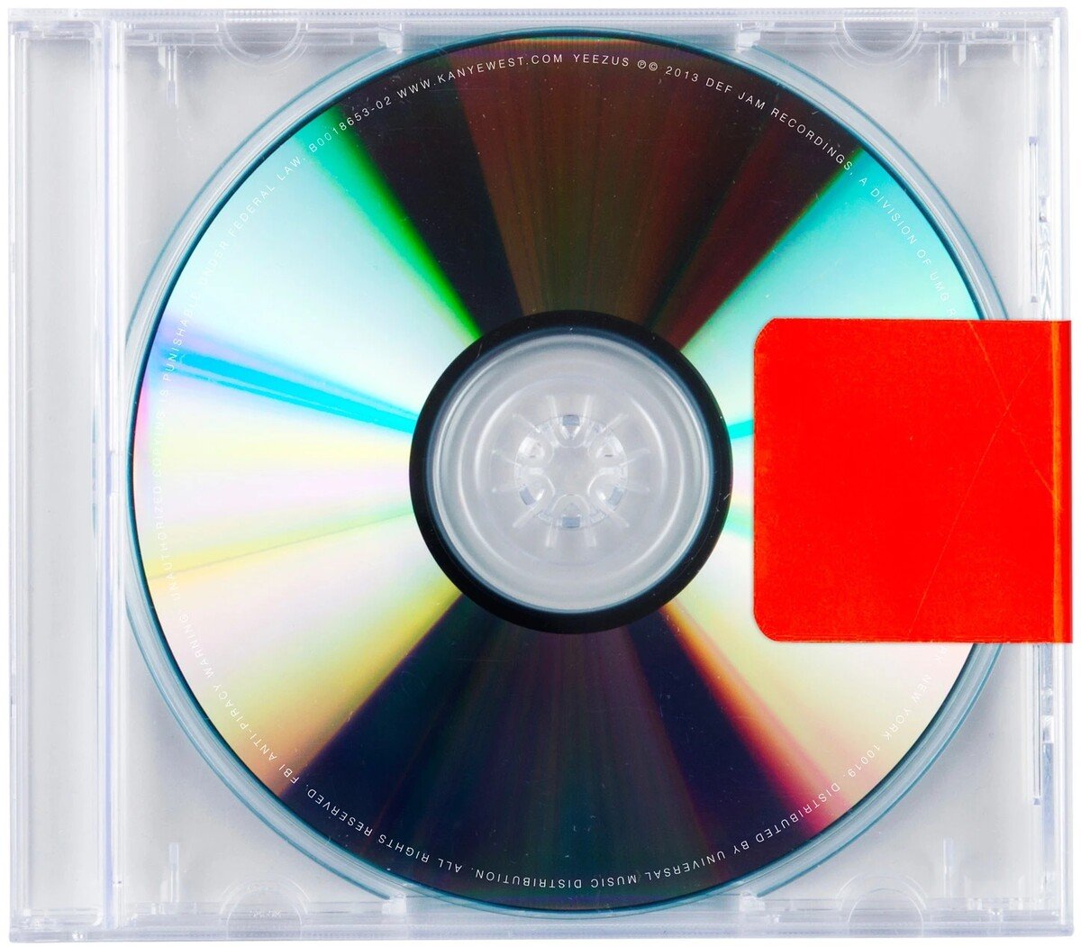 Album Yeezus, ktorý vydal raper Kanye West v roku 2013.