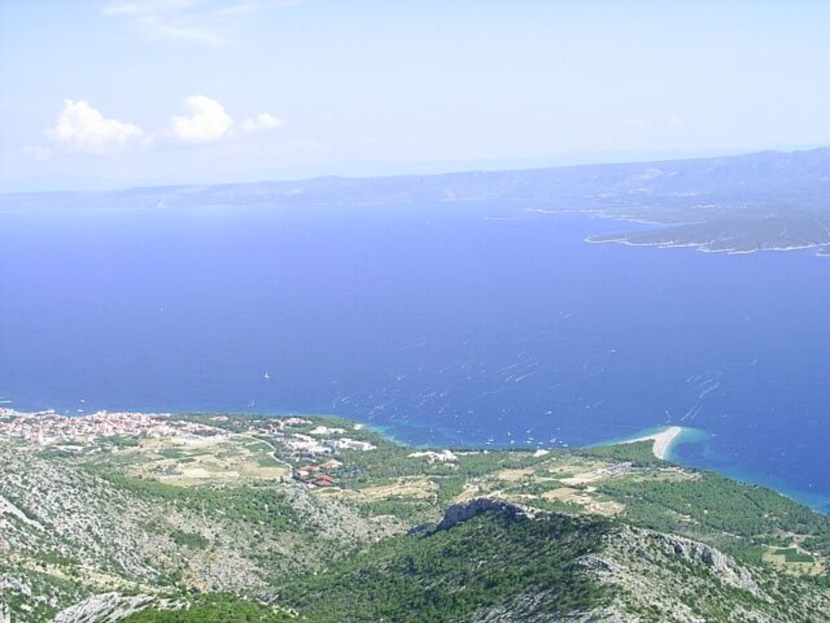 Zlatni rat pláž chorvatsko