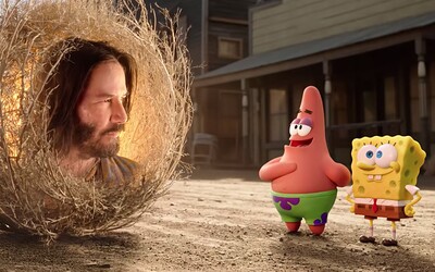 Spongebob a Patrick stretávajú Keanu Reevesa. Hollywoodska hviezda si v novom animáku zahrá mudrca.