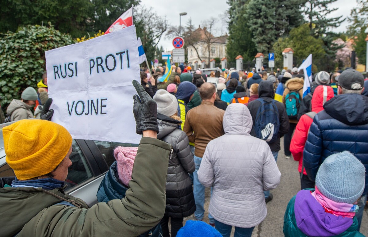 Protest z 3. apríla 2022.