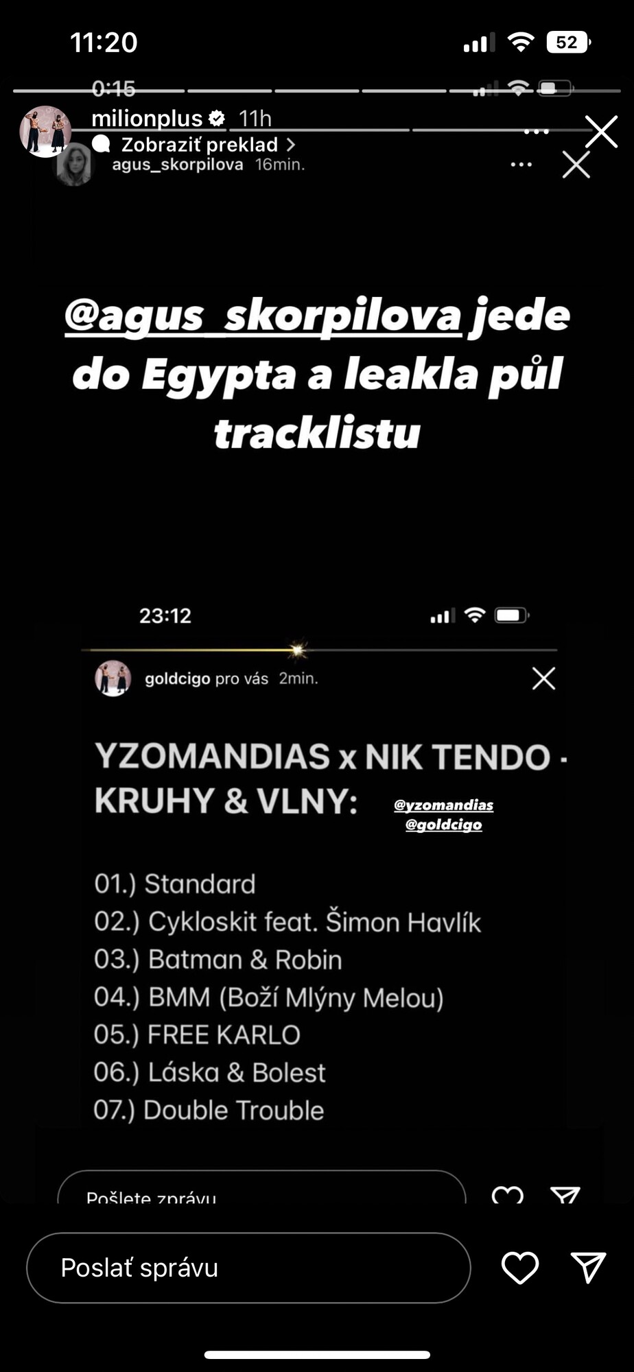 tracklist nik tendo yzomandias