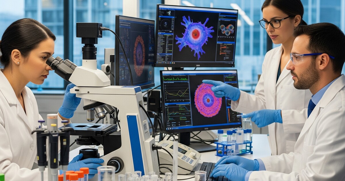 Čeští vědci učinili průlomový objev: vyvinuli nanokroužky, které cíleně ničí rakovinné buňky