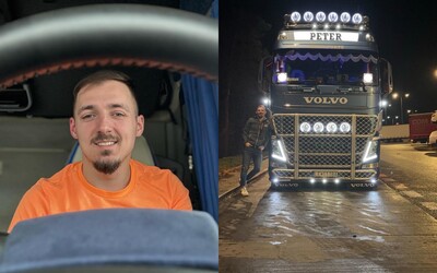 Adam má 25 rokov a pracuje ako kamionista. Na Slovensku sa dá zarobiť aj 2 500 eur, pekné videá z kamiónov skresľujú realitu