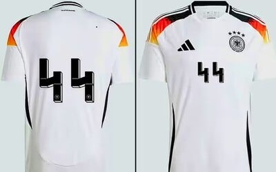 Adidas čelí škandálu s futbalovými dresmi. Číslo 44 nápadne pripomína znak nacistickej SS