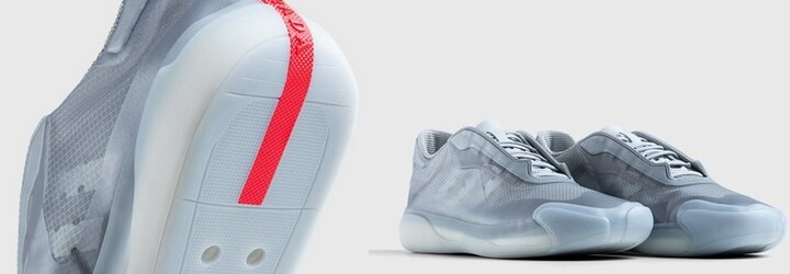 Adidas x Prada představují tenisky inspirované plachtěním. Voda z nich jednoduše vyteče