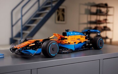 Ak si fanúšikom formuly 1 a stavebníc Lego, nový model monopostu stajne McLaren na rok 2022 ťa určite poteší