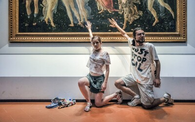 Aktivisté za klima se přilepili ke sklu na Botticelliho obrazu. Čelí několika obviněním
