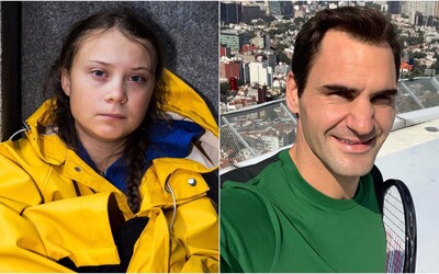 Aktivisti kritizujú Rogera Federera, pridala sa aj Greta Thunberg. Odkazujú mu, že sa má zobudiť