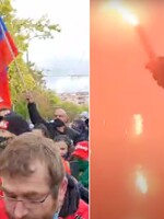 Aktualizované: Na proteste proti Matovičovi a opatreniach zasahovala polícia slzným plynom