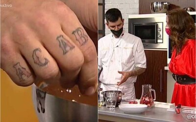 Aktualizované: V RTVS varil kuchár s vytetovaným symbolom futbalových hooligans.  „Chystá biely chlieb?“ pýtajú sa Slováci