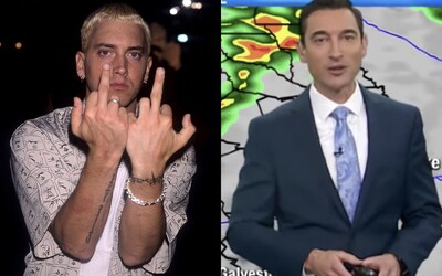 Americký meteorolog propašoval do předpovědi počasí text z Eminemova hitu Without me. Dnes je virálním na TikToku