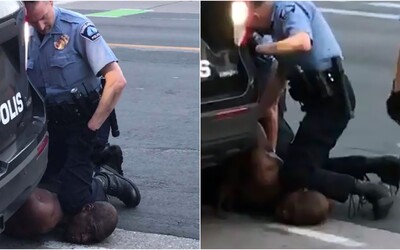 Policista v USA klečel Afroameričanovi 7 minut na krku. Ten plakal, říkal, že nemůže dýchat, a následně zemřel