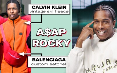 A$AP Rocky hodnotí svoje staršie outfity pre GQ. Kúsky Pyrex Vision má schované u mamy, ale už by si ich neobliekol    