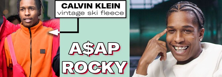 A$AP Rocky hodnotí své starší outfity pro GQ. Kousky Pyrex Vision má schované u mámy, ale už by si je neoblékl