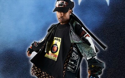 Takto vypadá A$AP Rocky v pánských šatech ze společné kolekce AWGE x Marine Serre