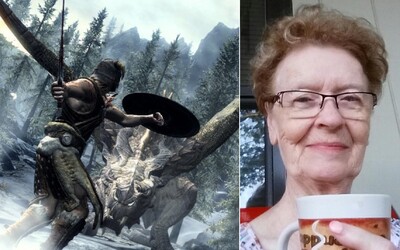 Babička miluje Skyrim. Jedné z nejstarších youtuberek hrozila i mrtvice, ale paří dál. Má přes milion odběratelů 