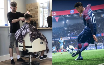 Barber shop ponúka strih zadarmo, pokiaľ vyhráš nad holičom vo FIFA 20. Ak prehráš, platíš dvojnásobok