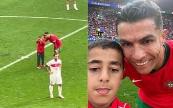 Během Eura vběhl na hřiště chlapec, aby se vyfotil s Ronaldem. UEFA ho přísně potrestala