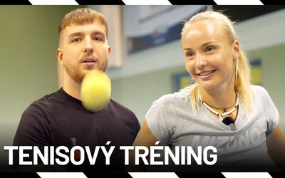 Bergi: Vyskúšal som si tréning s TOP 3 slovenskou tenistkou Rebeccou Šrámkovou