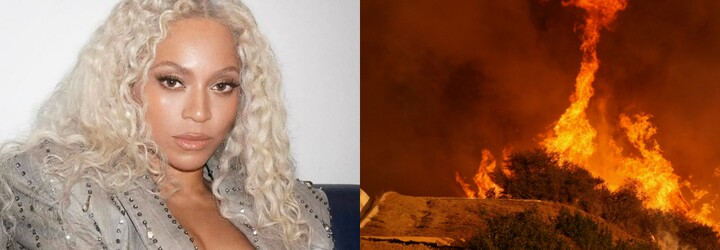 Beyoncé darovala 60 milionů, princ Harry s Meghan podávali jídlo. Jak celebrity pomáhají v požáry zasaženém Los Angeles