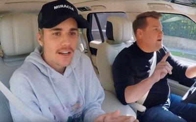 Bieber v Carpool Karaoke přiznal, že výzva na souboj s Cruisem byla hloupost. Také se dozvídáme, proč James Corden neřídil auto