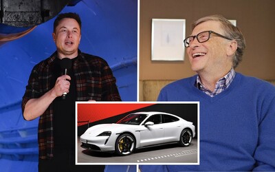 Bill Gates naštval šéfa Tesly Elona Muska. Koupil si konkurenční Porsche Taycan
