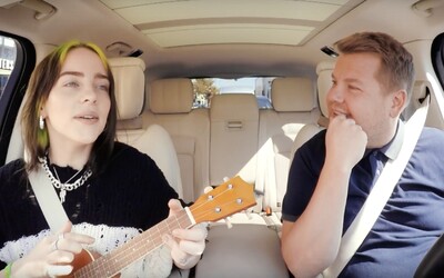 Billie Eilish si zaspievala svoj najväčší hit v Carpool Karaoke. Zahrala na ukulele a porozprávala o prvom stretnutí s Bieberom