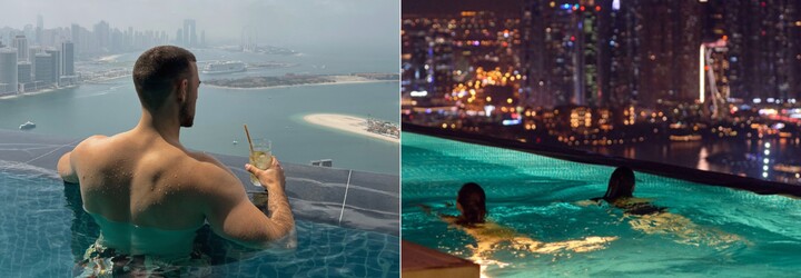 Boli sme v najvyššom 360° bazéne na svete. Za panoramatický výhľad na Dubaj zaplatíš menej ako za wellness v Bratislave