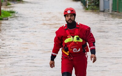 Bouřková fronta zasáhla Chorvatsko. Způsobila záplavy, hladiny řek stoupají
