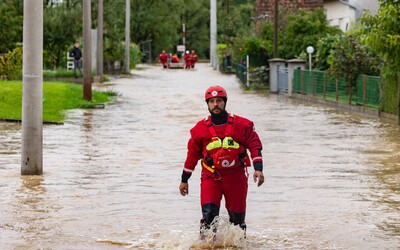Bouřková fronta zasáhla Chorvatsko. Způsobila záplavy, hladiny řek stoupají