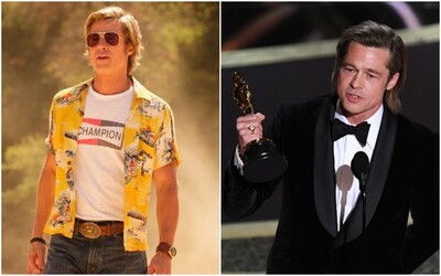 Brad Pitt získal prvního Oscara za herecký výkon! Akademie ocenila jeho roli ve filmu Tenkrát v Hollywoodu od Tarantina