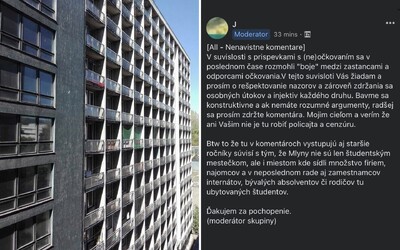 Bratislavských vysokoškolákov rozdelila anketa v skupine na Facebooku. Zaočkovaní chcú mať izbu len so zaočkovanými
