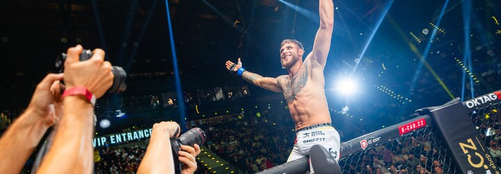 Brutální KO kopem do hlavy. Oktagon má nového šampiona, galavečer přinesl rychlá ukončení i nečekané momenty