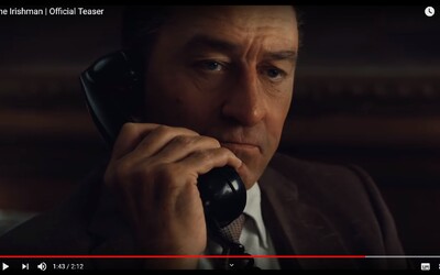 CGI omladení Robert De Niro a Al Pacino zabíjajú grázlov ako klasickí mafiáni v prvom traileri pre Irishmana