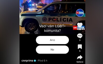 CNN Prima News se na TikToku ptala, zda lidem vadí LGBT+ komunita. Po vlně nevole anketu stáhla a omluvila se