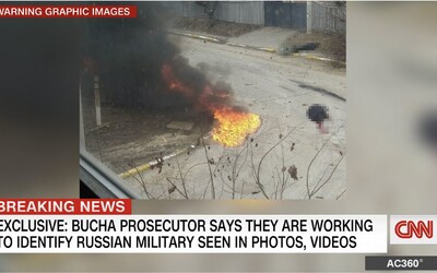 CNN zverejnila zábery z dronu. Dokazujú, že Rusi vraždili civilistov v Buči