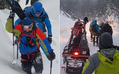 Českí turisti uviazli v hlbokom snehu v Malej Fatre, musela ich vyslobodiť Horská záchranná služba