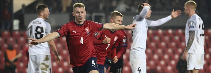 Česko porazilo Estonsko 2:0 v kvalifikaci na mistrovství světa. Góly zařídili Brabec a Sýkora