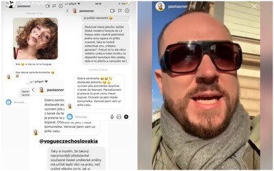 Český umělec Pasta Oner nechutně urážel mladé dívky, kterým se nelíbila jeho obálka s potetovaným Havlem