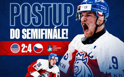 Čeští hokejoví junioři vyřadili USA a míří do semifinále. V pátek se utkají s Kanadou