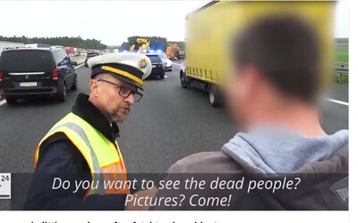 „Chcete si fotit mrtvoly? Pojďte!“ Německý policista převychoval Čecha a Maďara, kteří si fotili tragickou nehodu
