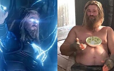 Chris Hemsworth bojoval za to, aby byl Thor v Endgame tlustý v průběhu celého filmu