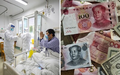 Čína kvůli koronaviru likviduje bankovky. Vytiskla už 600 miliard nových jüanů