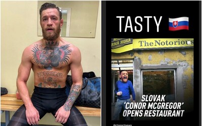 Conor McGregor opět sdílel slovenský podnik, bojovník označuje černohorský řízek za chutný