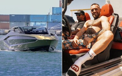 Conor McGregor se chlubí Lamborghini jachtou za 80 milionů korun. Na světě jich je jen 63
