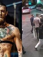 Conor McGregor vytrhol fanúšikovi mobil z ruky a rozdupal ho na zemi. Polícia zverejnila záznam, kvôli ktorému bojovníka zatkli