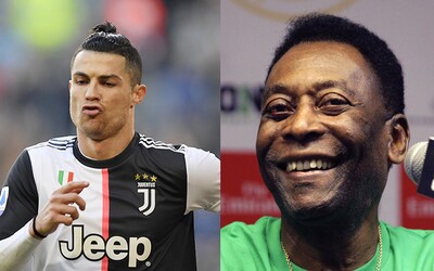Cristiano Ronaldo je najlepší na svete, ale ja som najlepší v histórii. Pelé nepovažuje Messiho za útočníka
