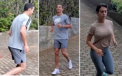 Cristiano Ronaldo s přítelkyní odmítají v karanténě odpočívat. Nyní se ničí sprintem do kopce