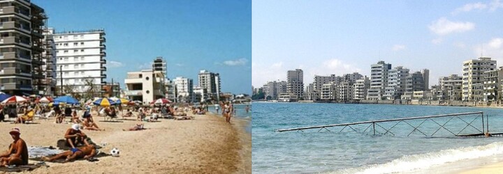 Čtvrť duchů na Kypru? Varoša je bývalý ráj hollywoodských hvězd, který zpustošil válečný konflikt